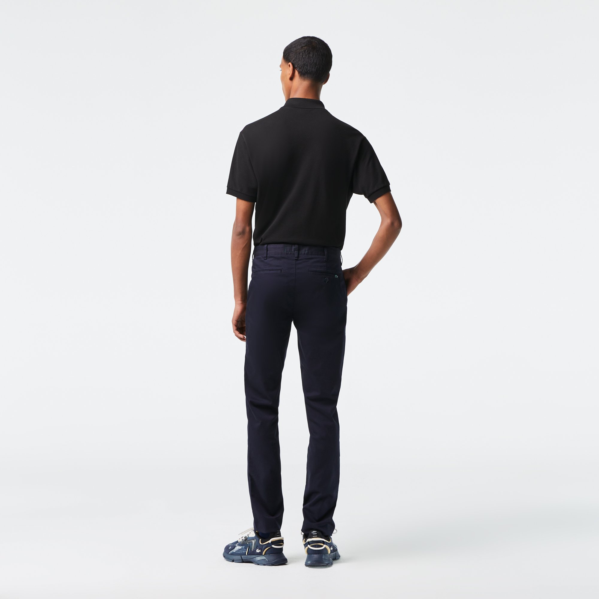Quần Dài Lacoste Nam Chất Liệu Cotton Gabardine