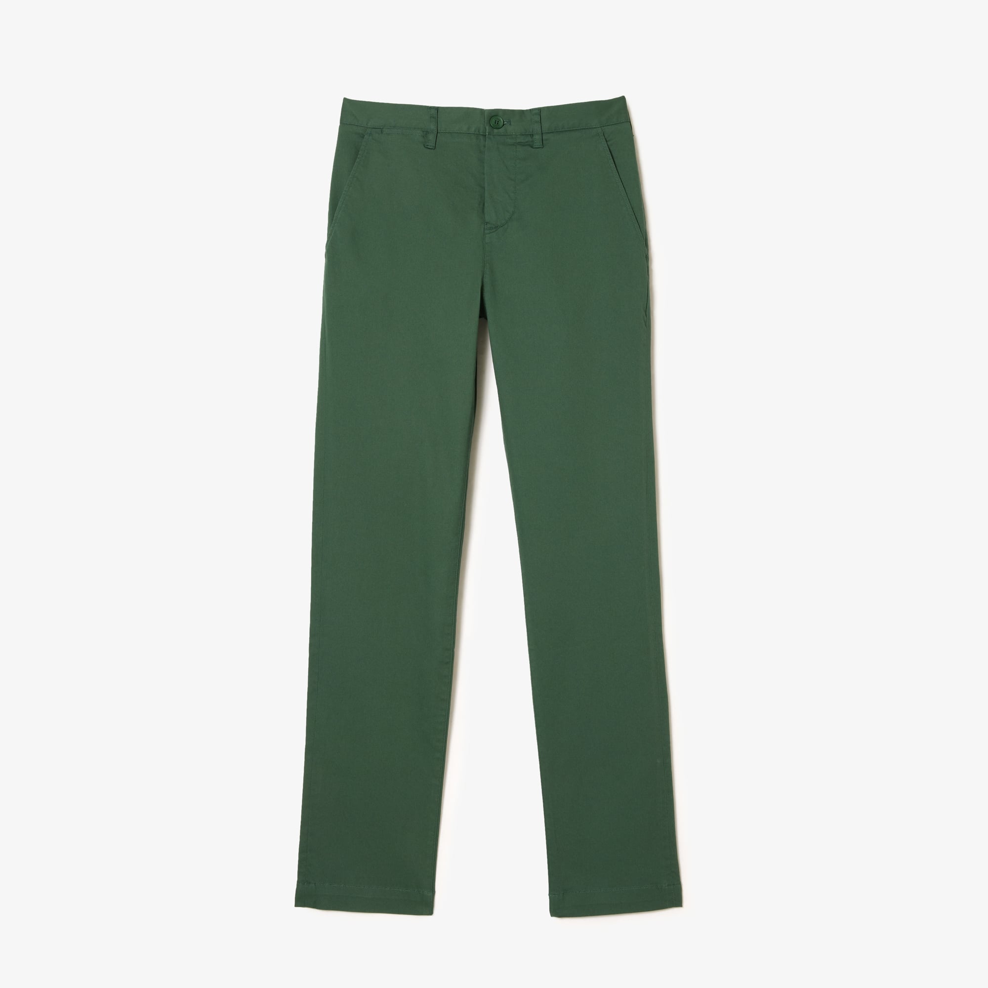 Quần Dài Lacoste Nam Ôm Dáng Chất Liệu Cotton Gabardine