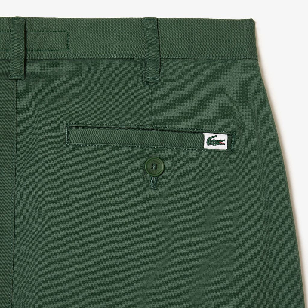 Quần Dài Lacoste Nam Ôm Dáng Chất Liệu Cotton Gabardine