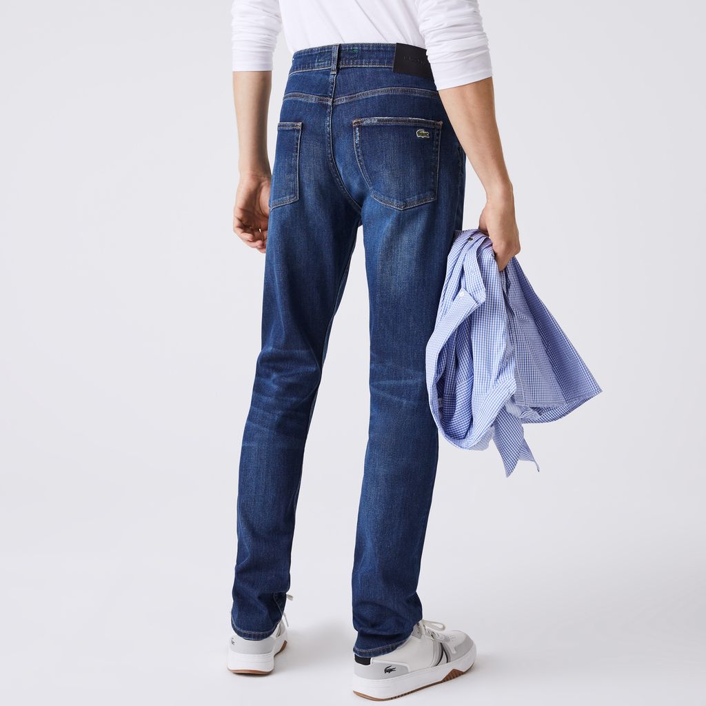 Quần Jeans Dài Lacoste Nam Thiết Kế 5 Túi