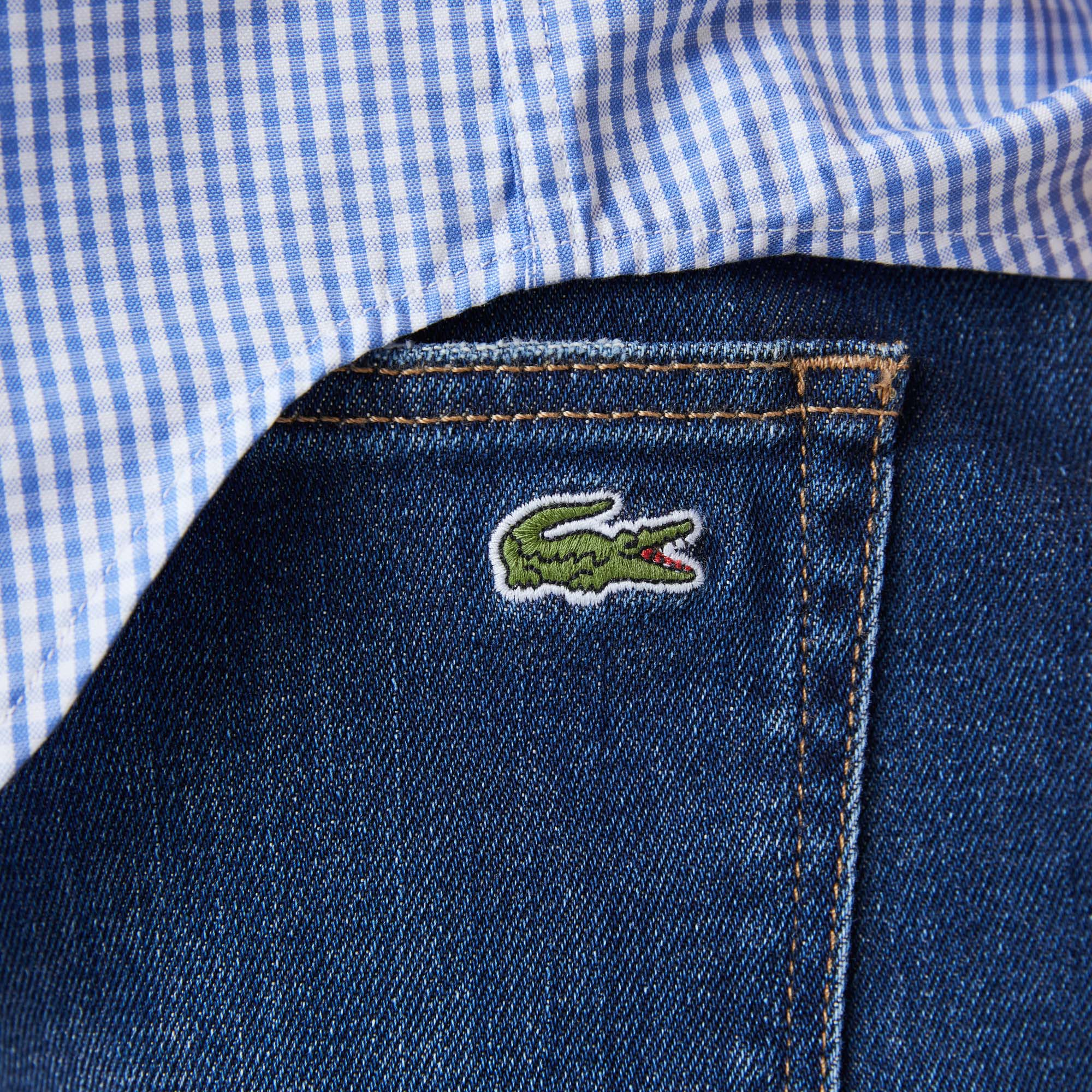 Quần Jeans Dài Lacoste Nam Thiết Kế 5 Túi