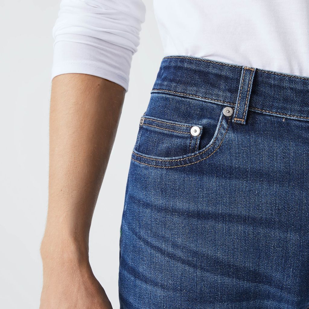 Quần Jeans Dài Lacoste Nam Thiết Kế 5 Túi