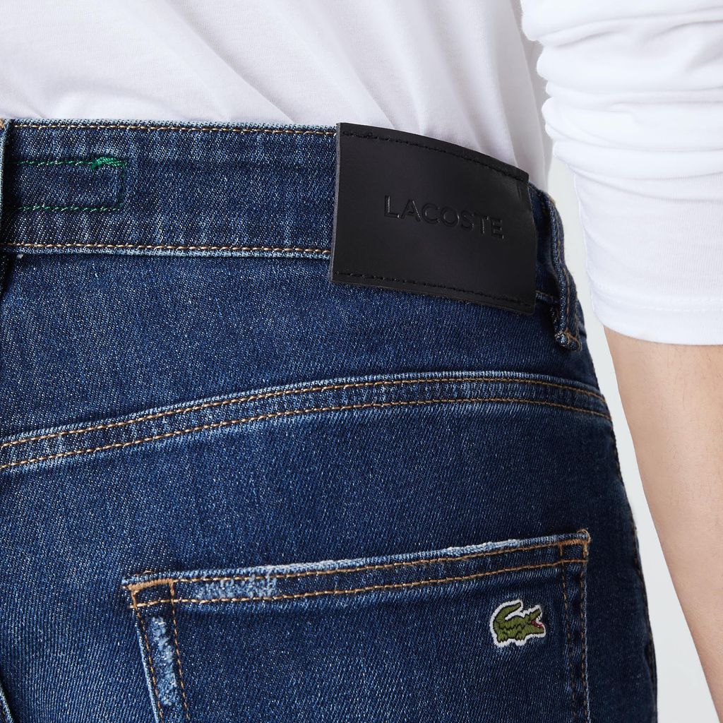 Quần Jeans Dài Lacoste Nam Thiết Kế 5 Túi