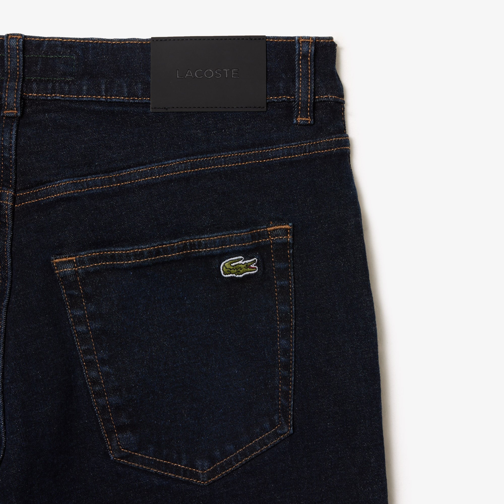 Quần Jeans Dài Lacoste Nam Thiết Kế 5 Túi