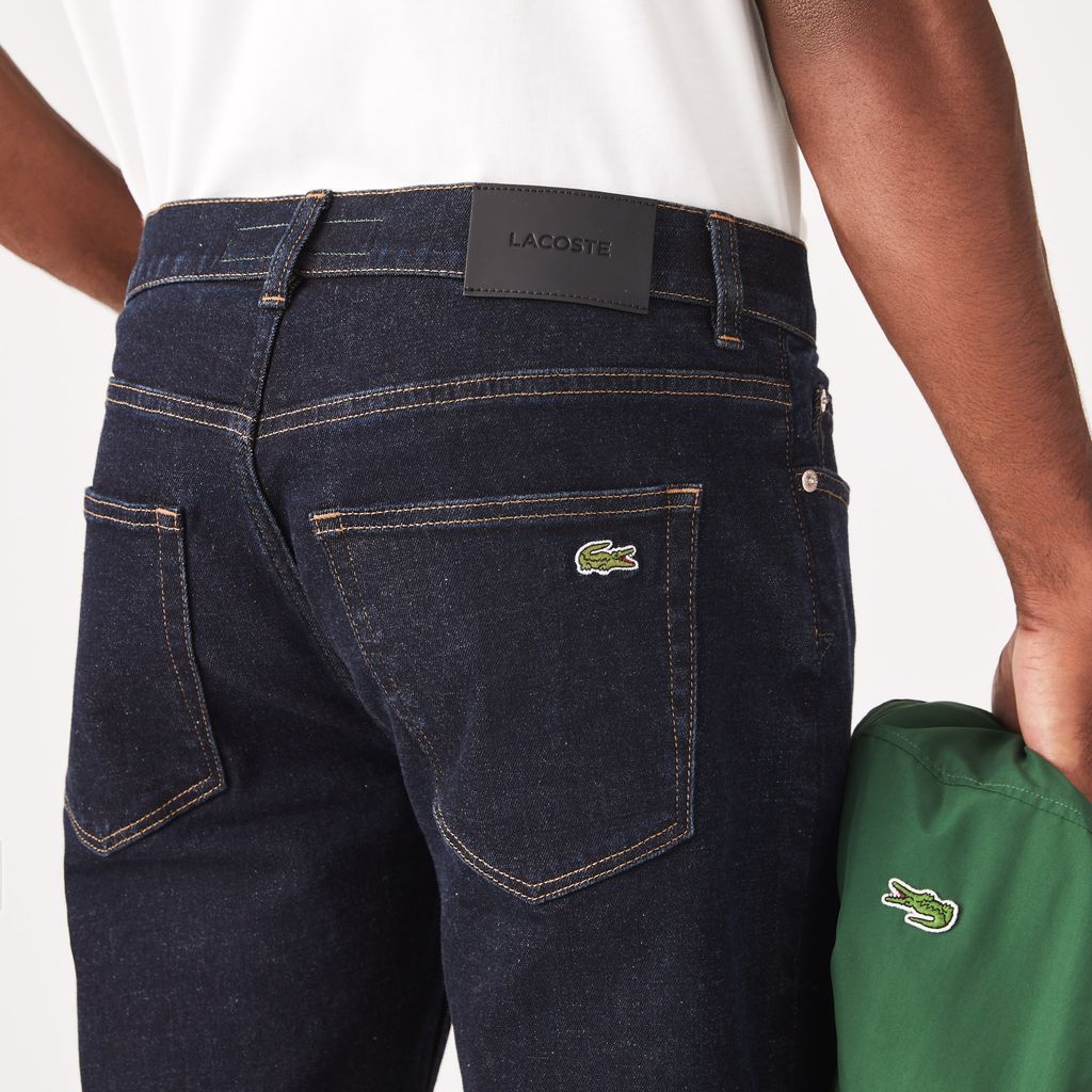 Quần Jeans Dài Lacoste Nam Thiết Kế 5 Túi