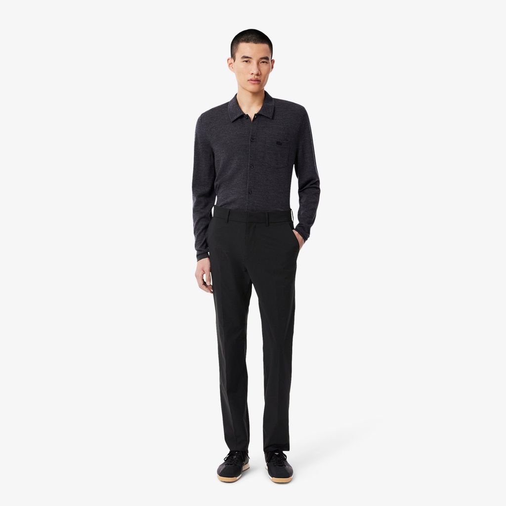 Quần Dài Lacoste Nam Ống Suông Chất Liệu Taffeta Chống Nước Nhẹ