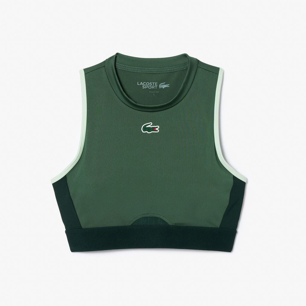 Áo Ngực Thể Thao Lacoste Nữ Chất Liệu Co Giãn