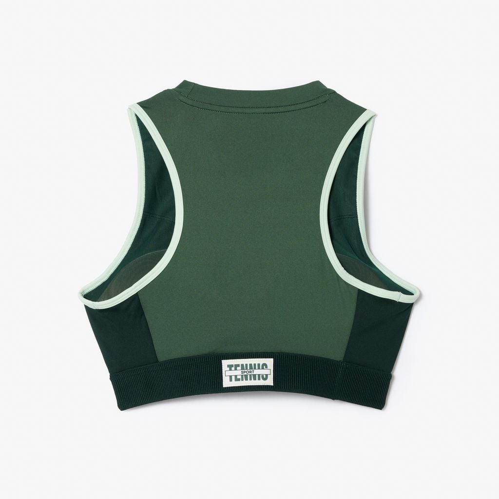 Áo Ngực Thể Thao Lacoste Nữ Chất Liệu Co Giãn