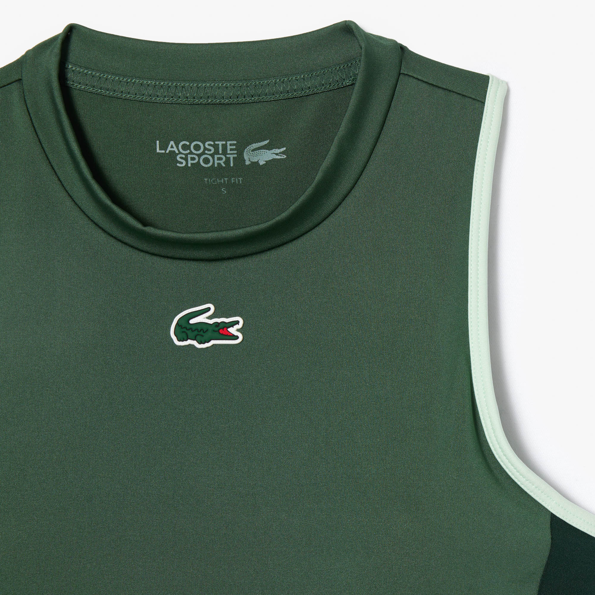 Áo Ngực Thể Thao Lacoste Nữ Chất Liệu Co Giãn