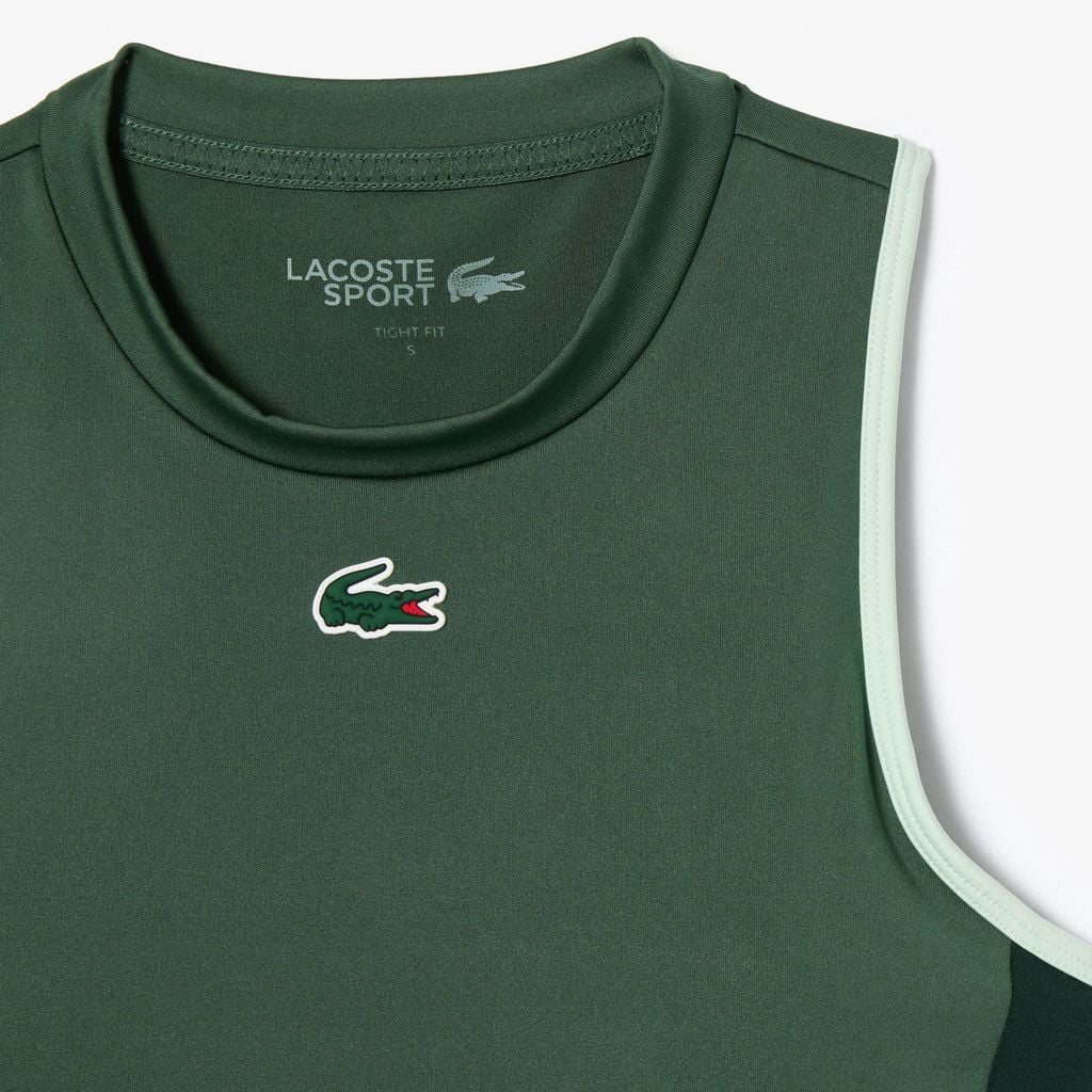 Áo Ngực Thể Thao Lacoste Nữ Chất Liệu Co Giãn