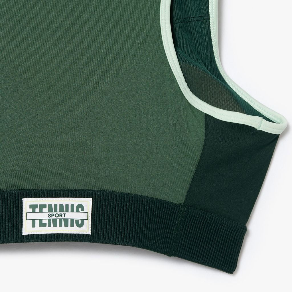 Áo Ngực Thể Thao Lacoste Nữ Chất Liệu Co Giãn