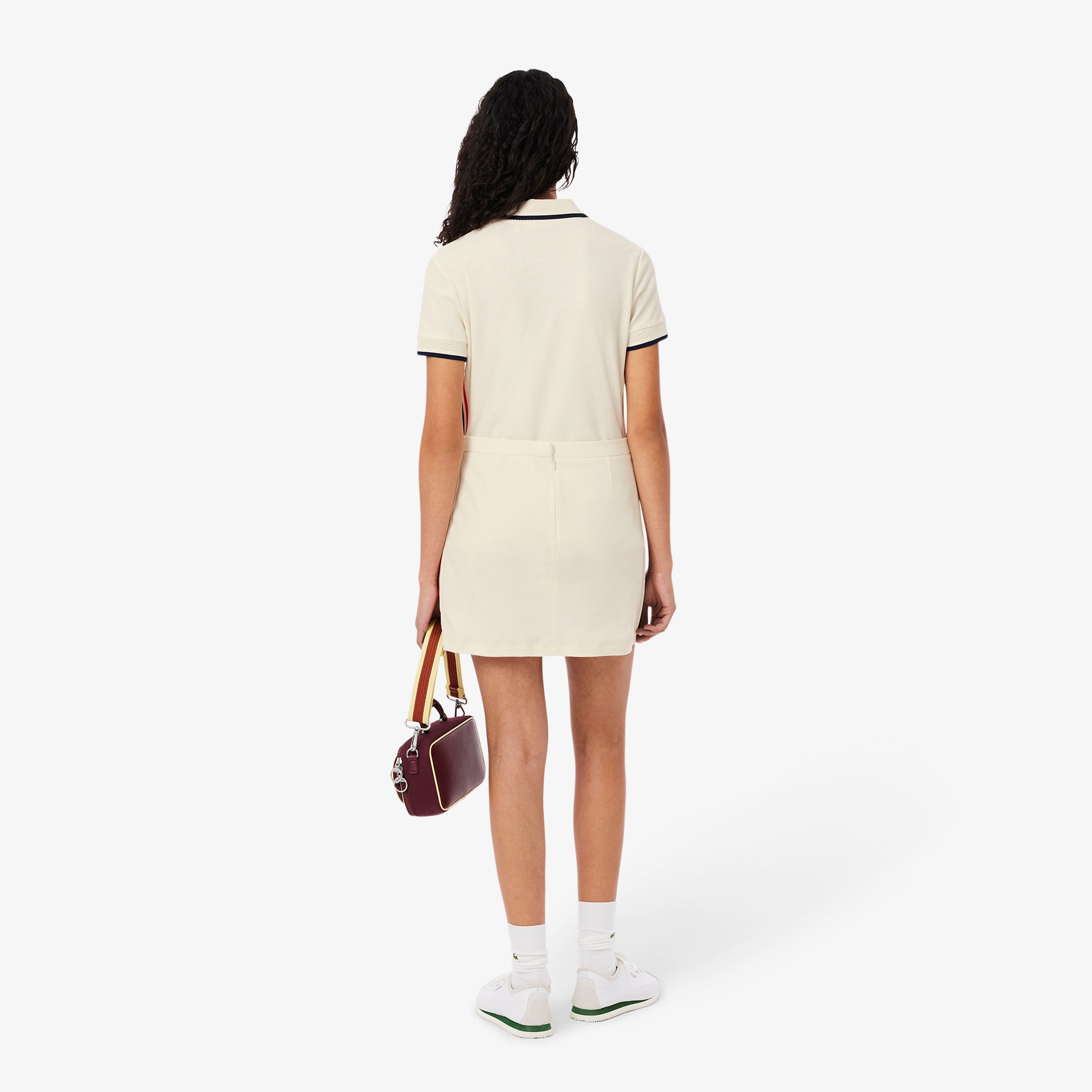 Váy Lacoste Nữ Chất Liệu Piqué Sản Xuất Tại Pháp