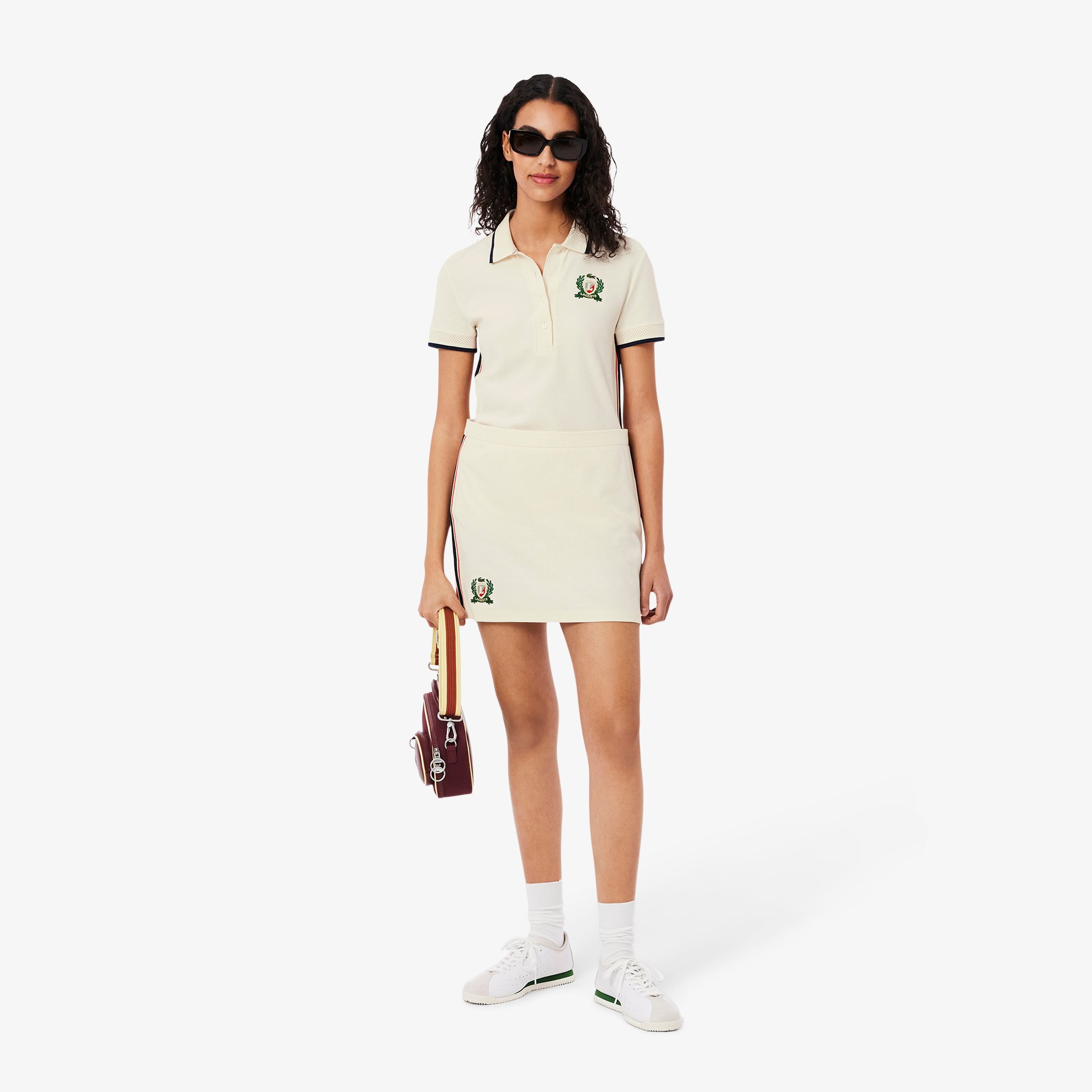 Váy Lacoste Nữ Chất Liệu Piqué Sản Xuất Tại Pháp
