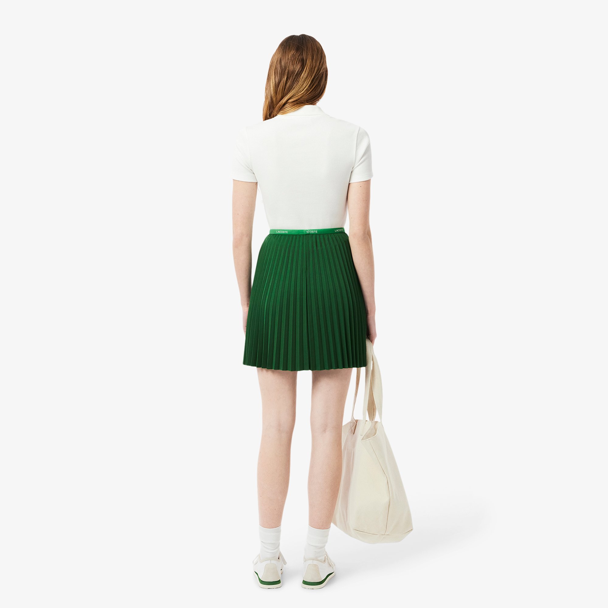 Váy Xếp Ly Lacoste Nữ Dáng Ngắn
