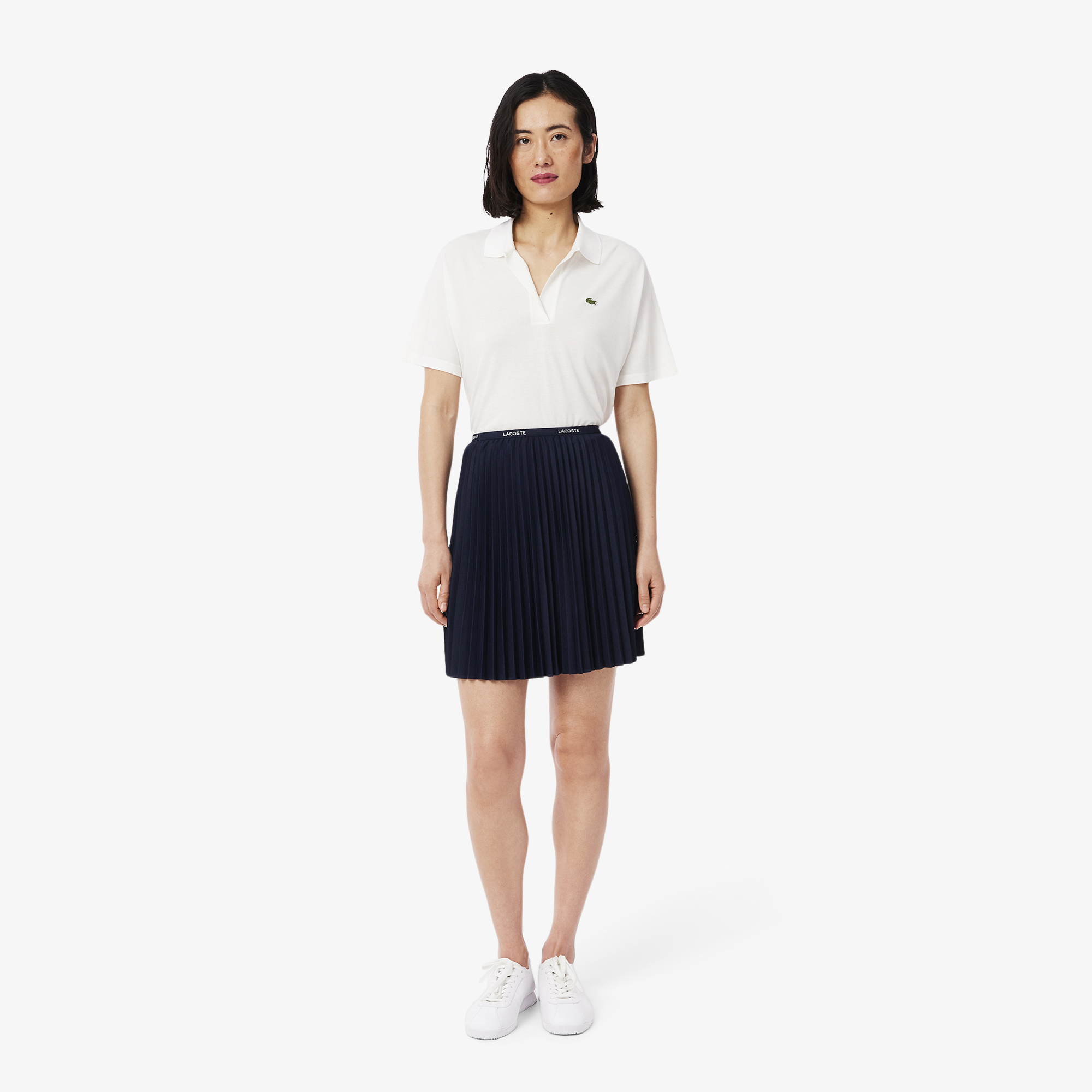 Váy Xếp Ly Lacoste Nữ Dáng Ngắn