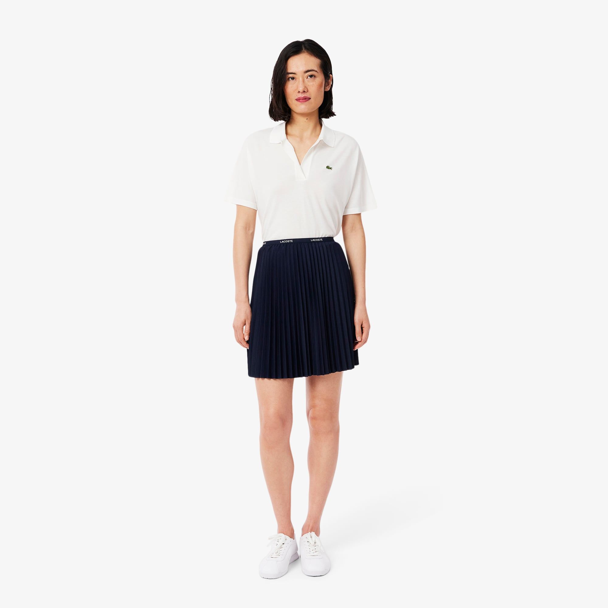 Váy Xếp Ly Lacoste Nữ Dáng Ngắn