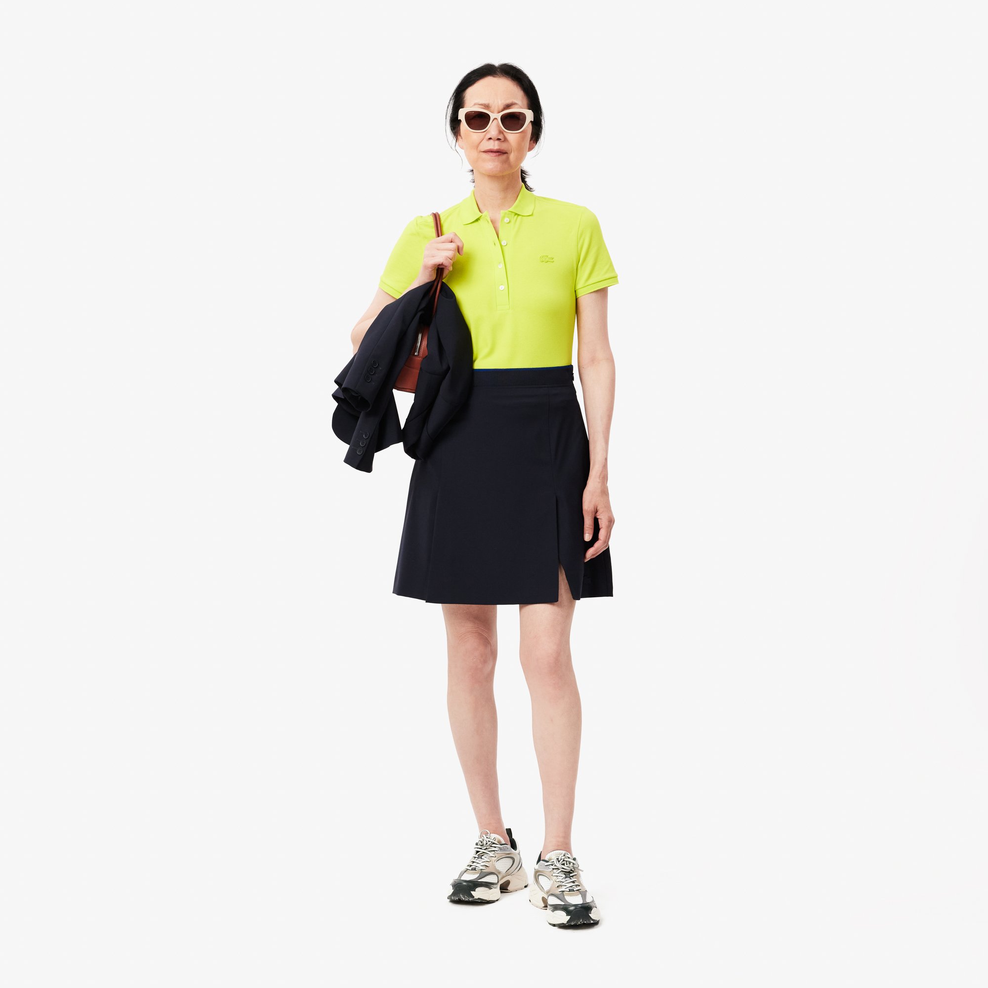 Váy Lacoste Nữ Xẻ Eo Co Dãn