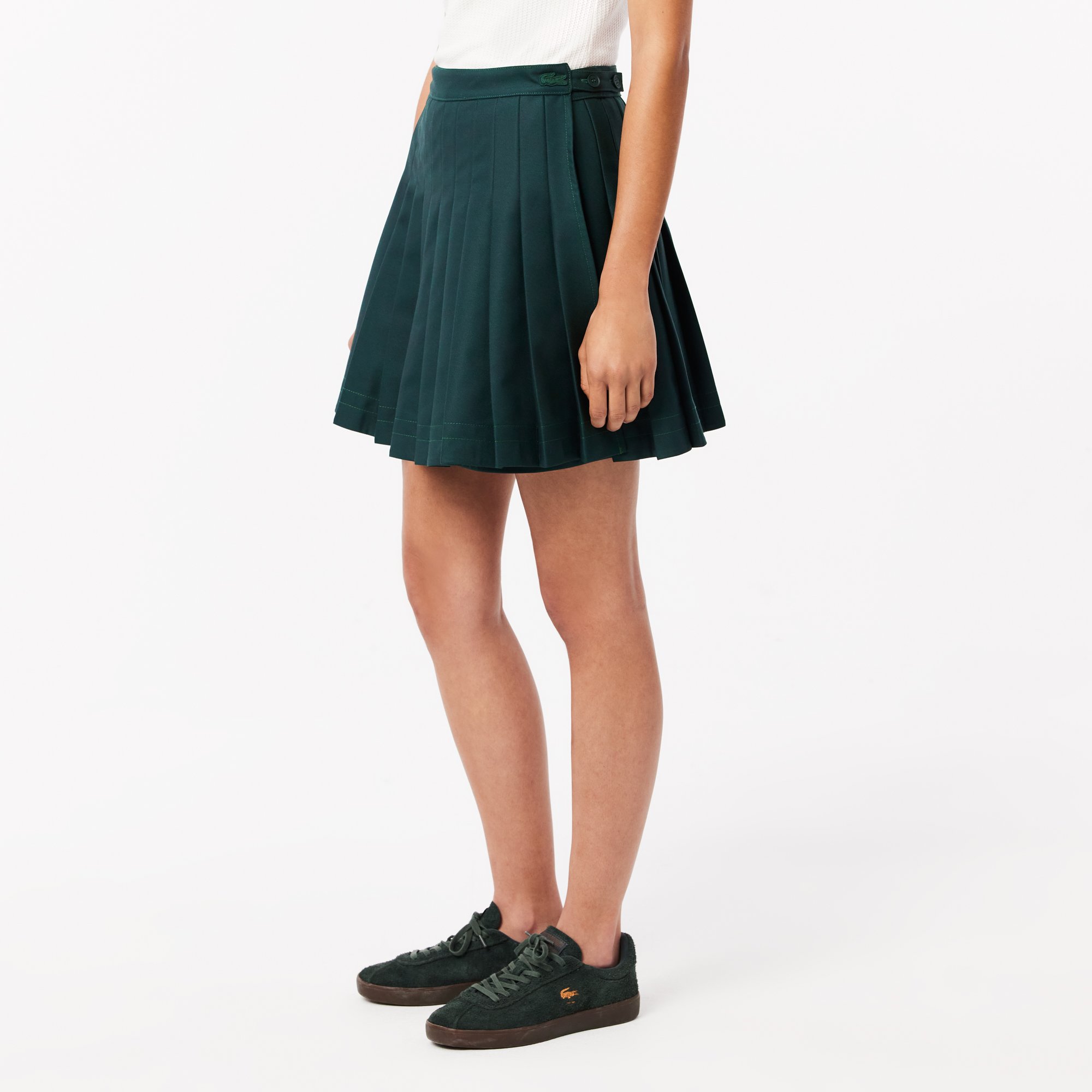 Váy Lacoste Nữ Xếp Li Tương Phản
