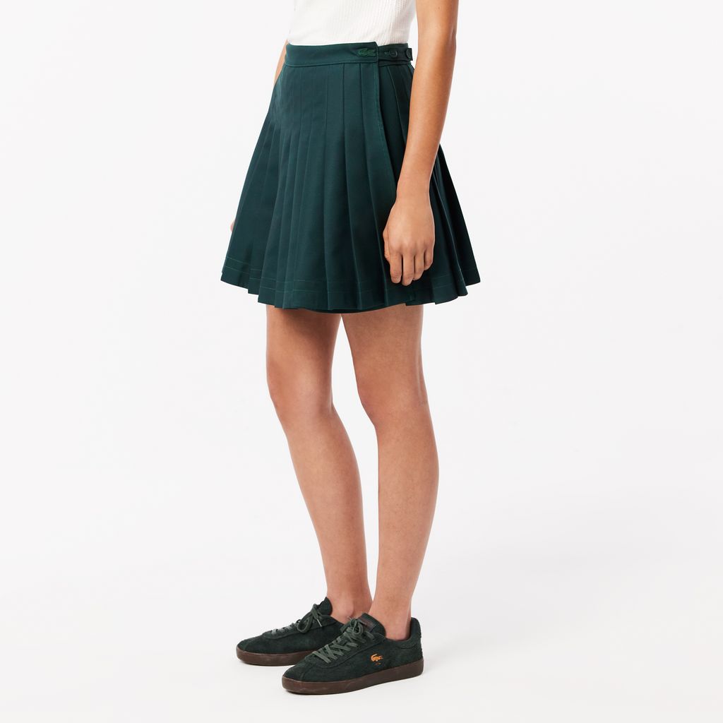 Váy Lacoste Nữ Xếp Li Tương Phản