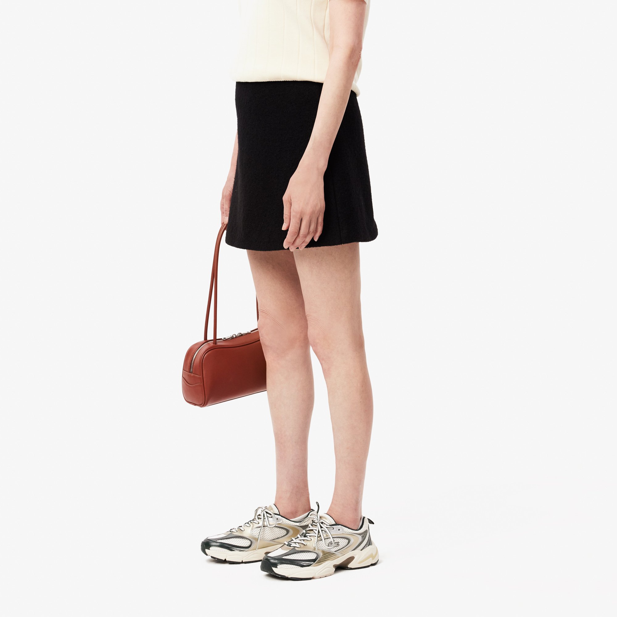 Váy Lacoste Nữ Ngắn Chất Liệu Len