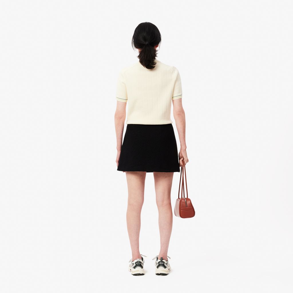 Váy Lacoste Nữ Ngắn Chất Liệu Len