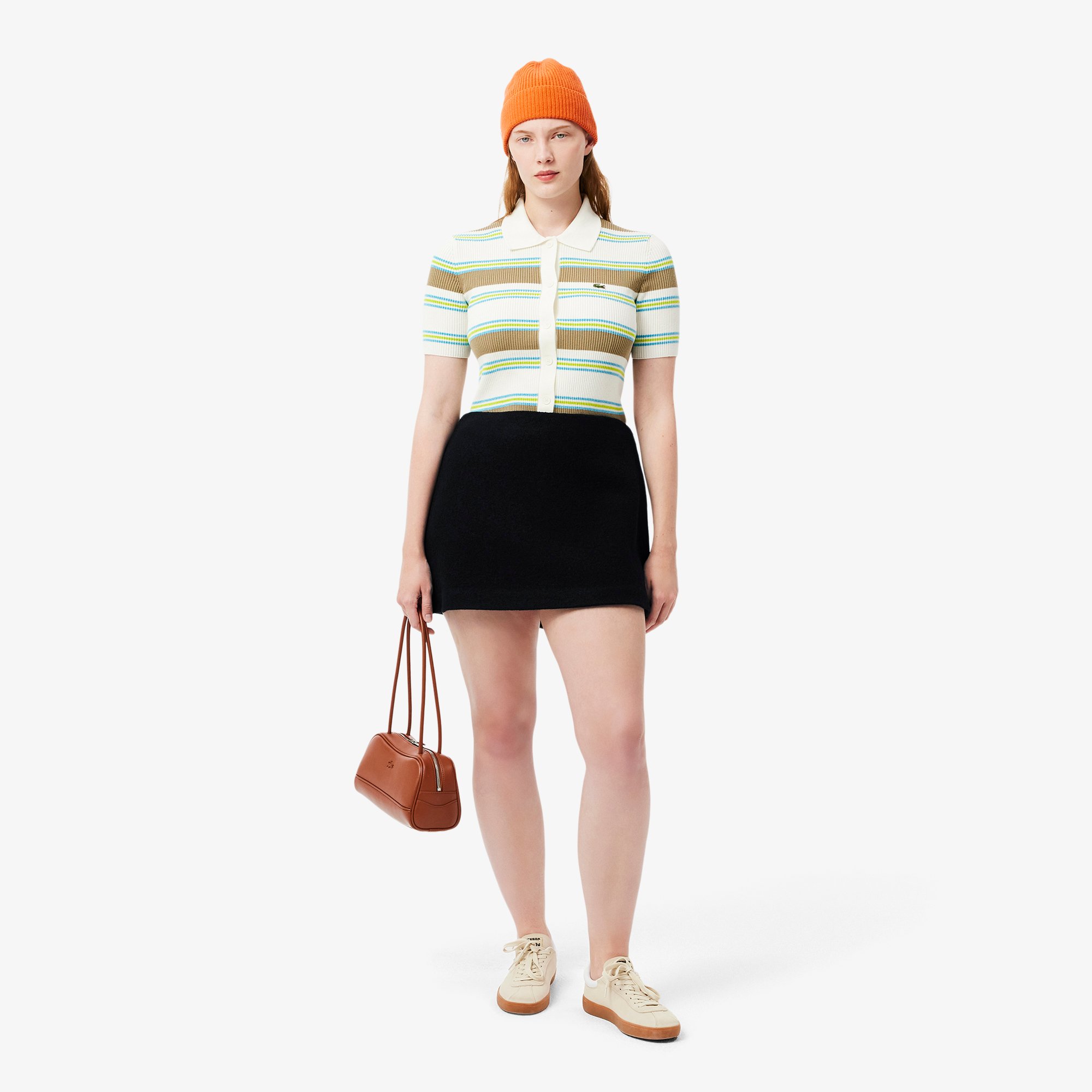 Váy Lacoste Nữ Ngắn Chất Liệu Len