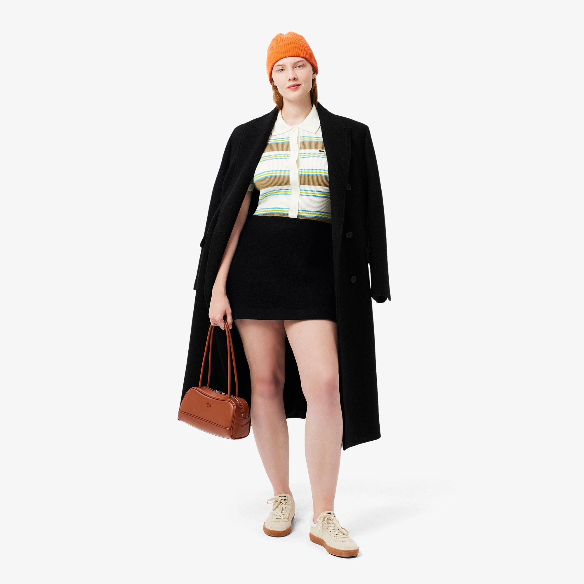 Váy Lacoste Nữ Ngắn Chất Liệu Len
