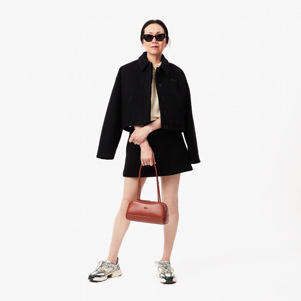 Váy Lacoste Nữ Ngắn Chất Liệu Len