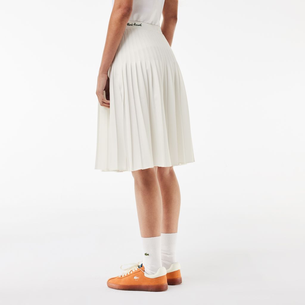 Váy Xếp Ly Lacoste Nữ Chất Liệu Twill