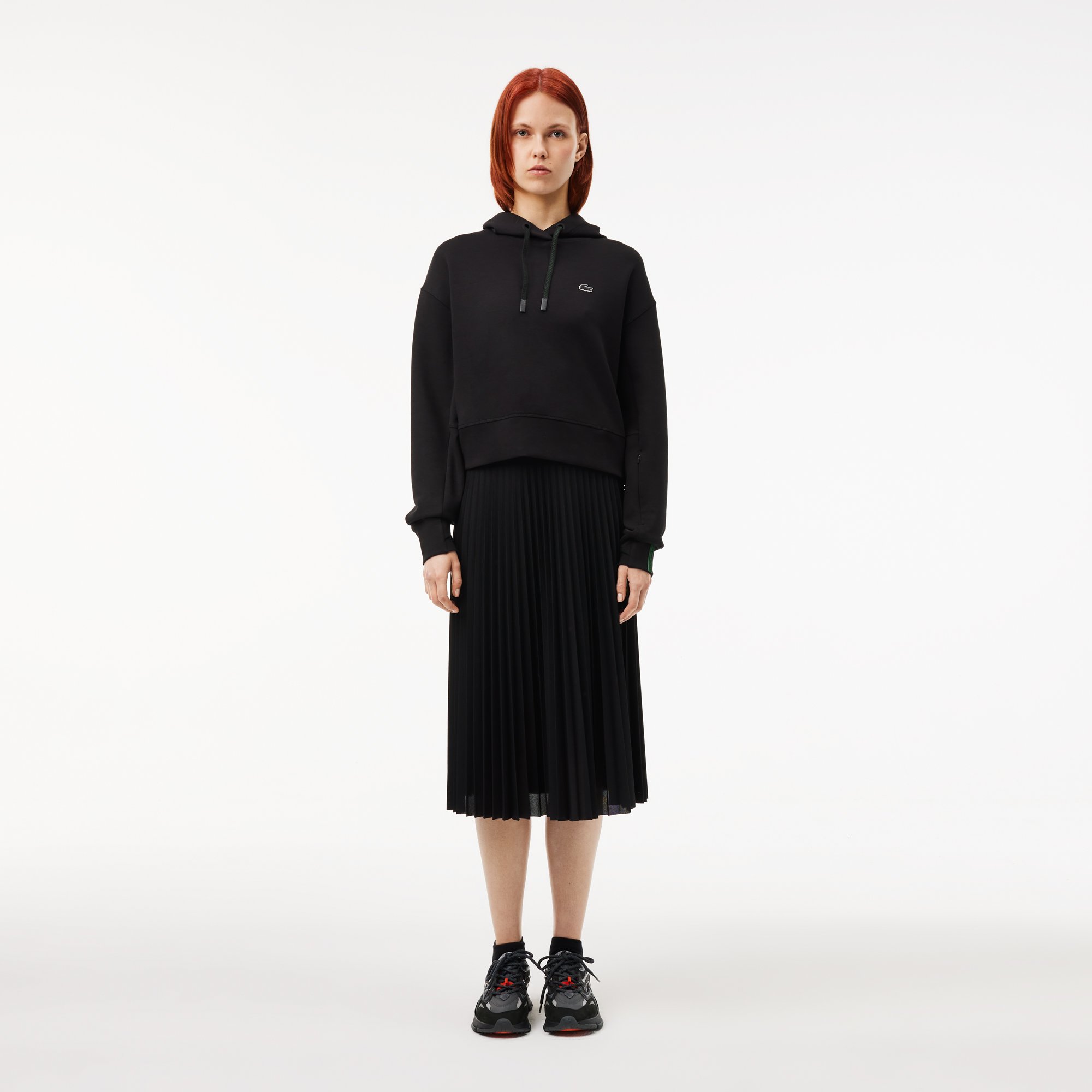Váy Xếp Ly Lacoste Nữ Eo Co Giãn