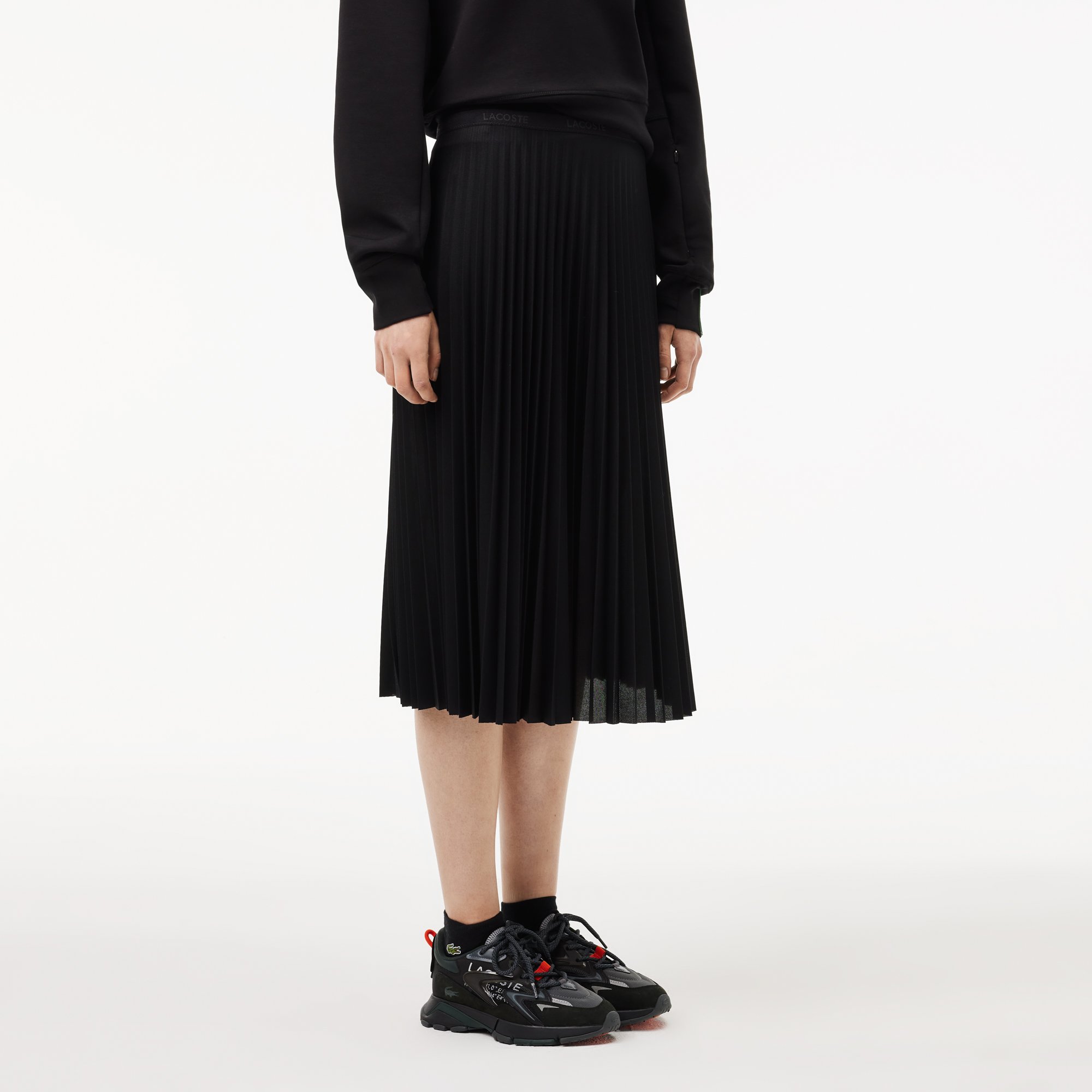 Váy Xếp Ly Lacoste Nữ Eo Co Giãn