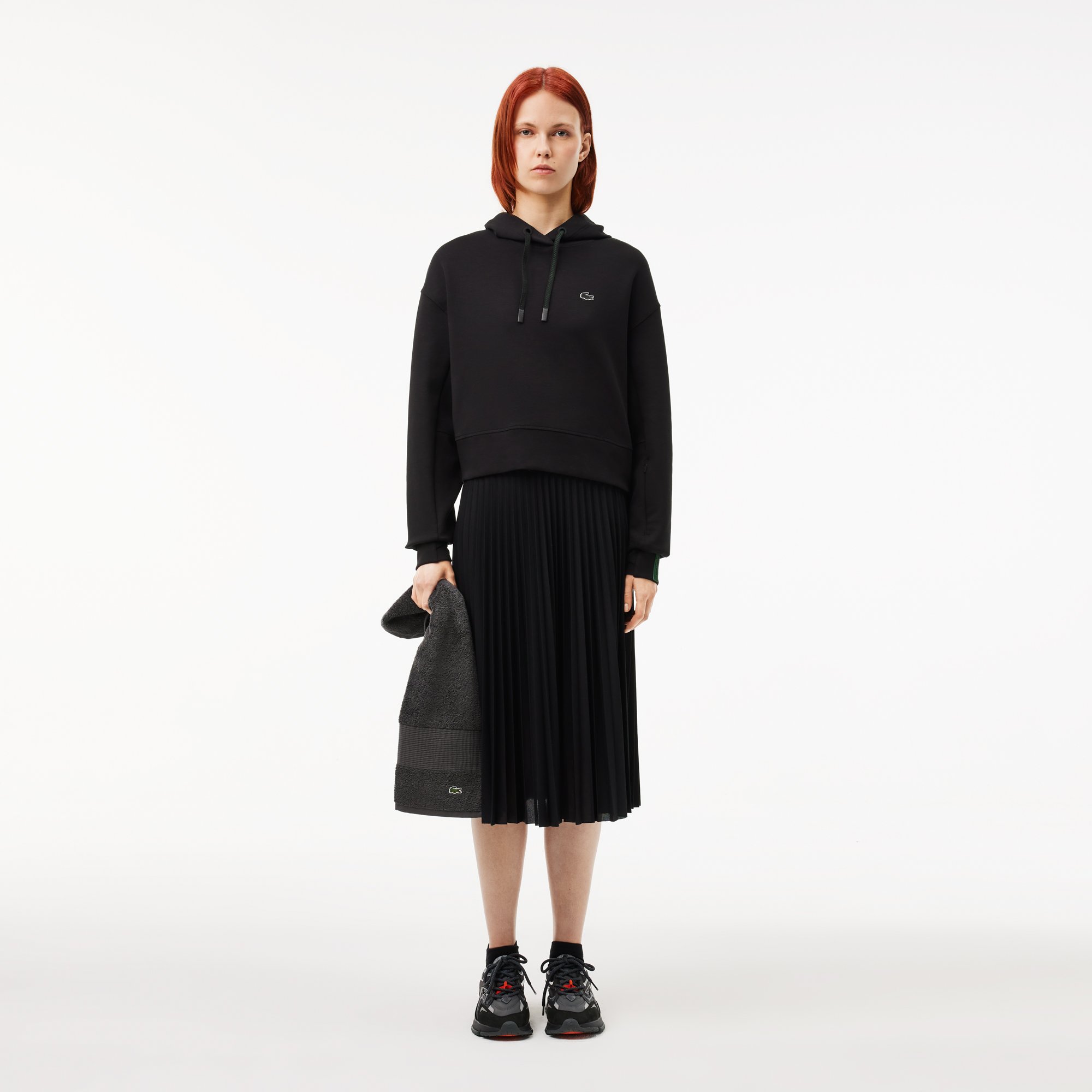 Váy Xếp Ly Lacoste Nữ Eo Co Giãn