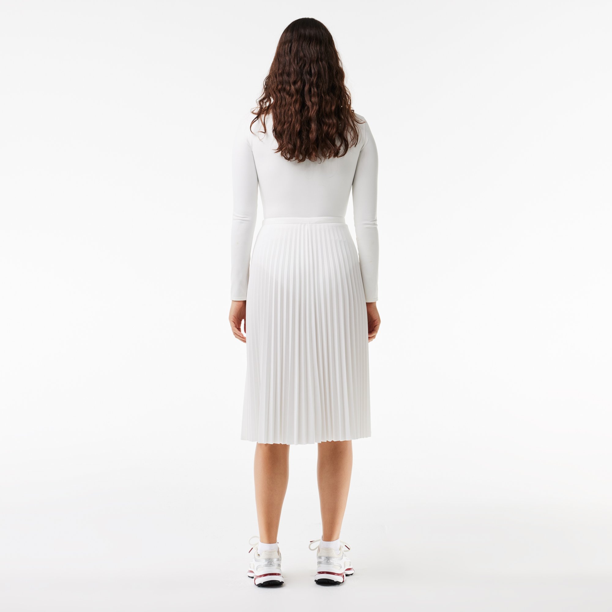 Váy Xếp Ly Lacoste Nữ Eo Co Giãn