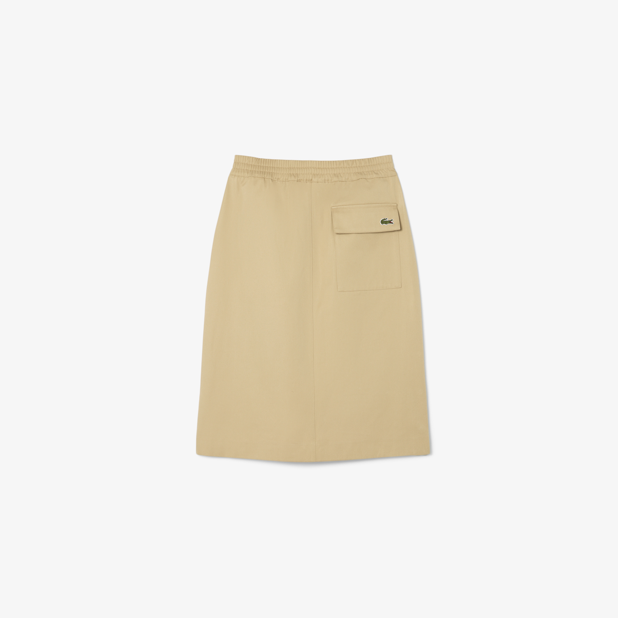 Váy Midi Lacoste Nữ Dáng Đứng Chất Liệu Twill