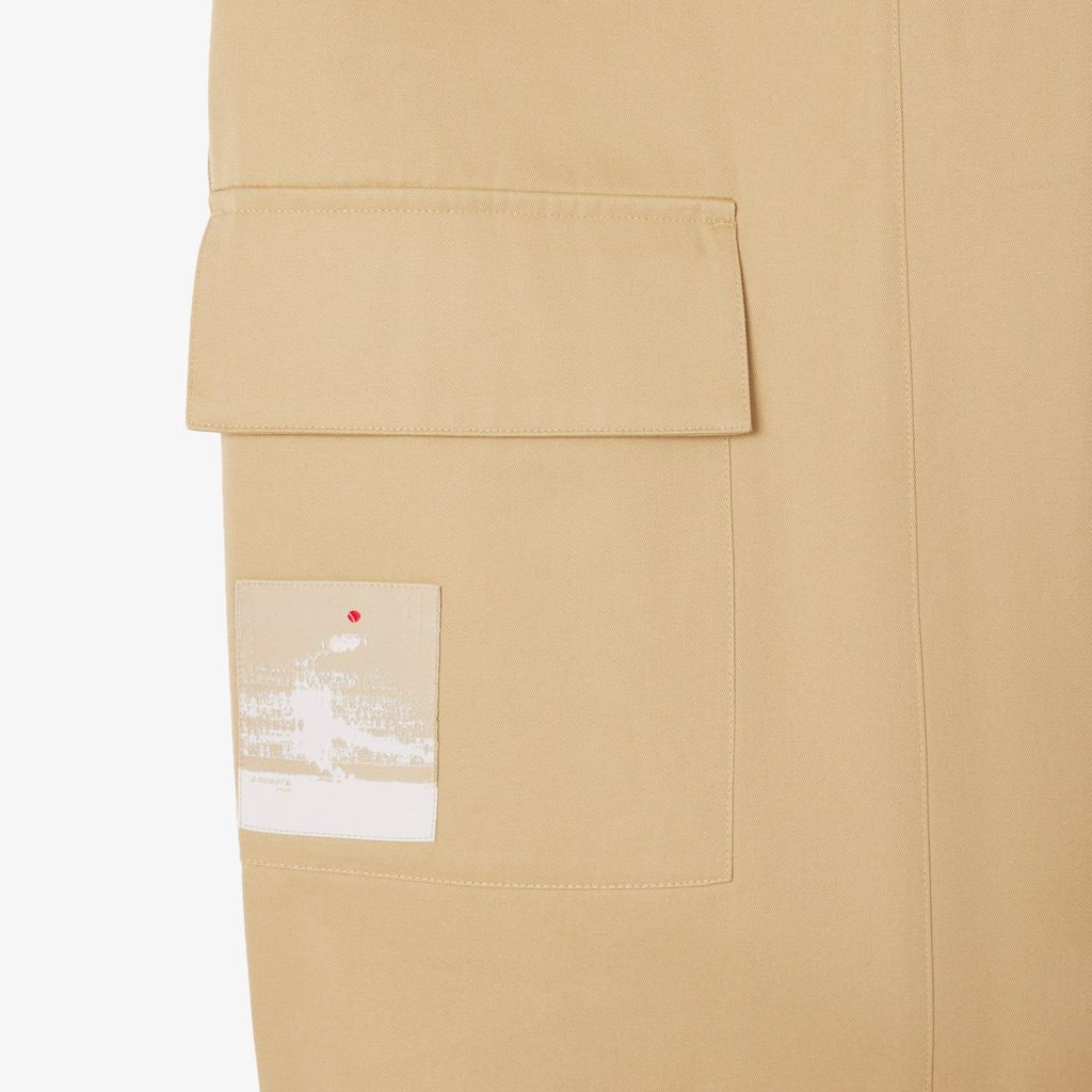 Váy Midi Lacoste Nữ Dáng Đứng Chất Liệu Twill