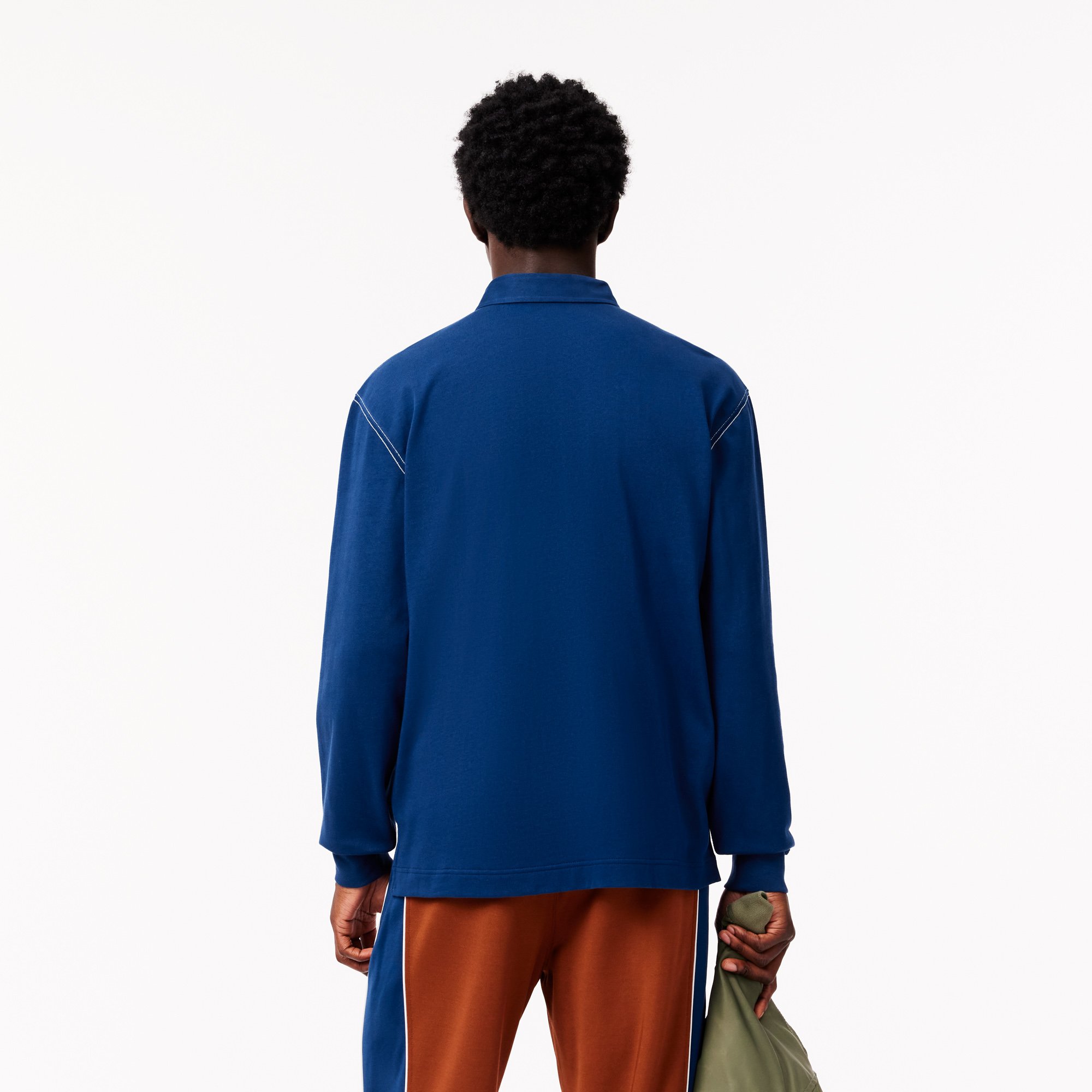 Áo Bóng Bầu Dục Lacoste Nam Dáng Rộng Color