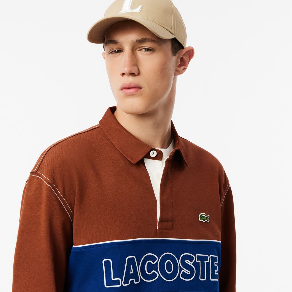 Áo Bóng Bầu Dục Lacoste Nam Dáng Rộng Color