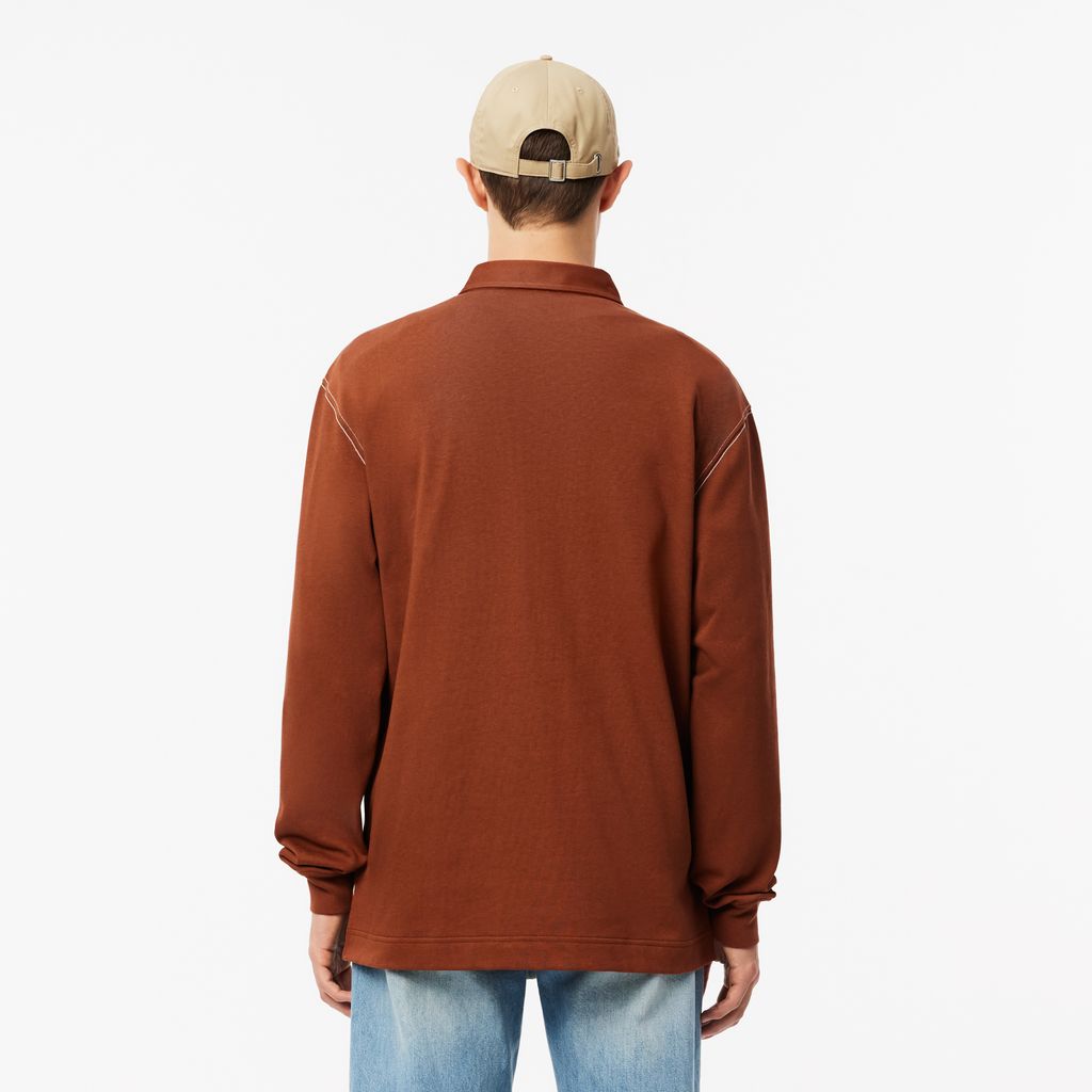 Áo Bóng Bầu Dục Lacoste Nam Dáng Rộng Color