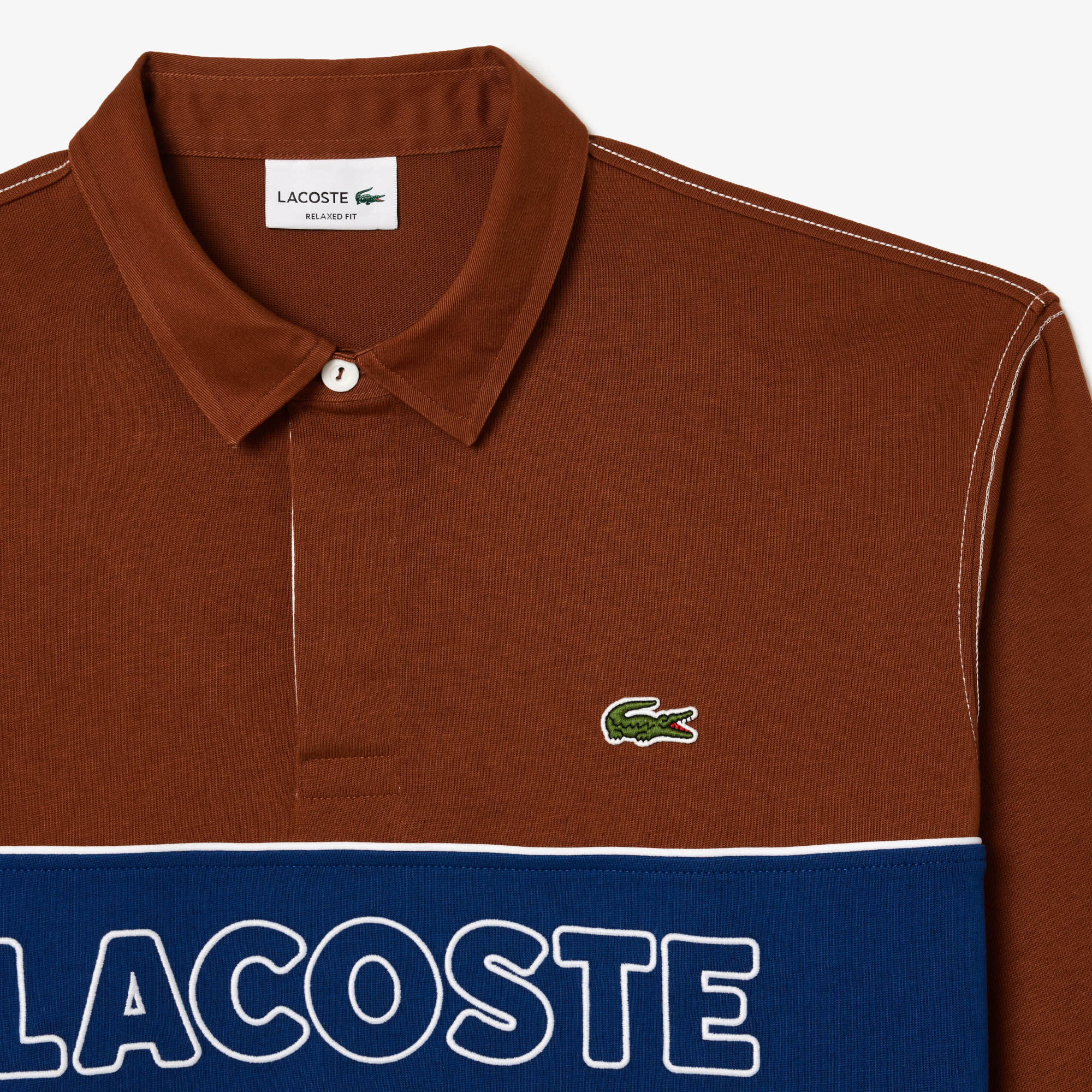 Áo Bóng Bầu Dục Lacoste Nam Dáng Rộng Color