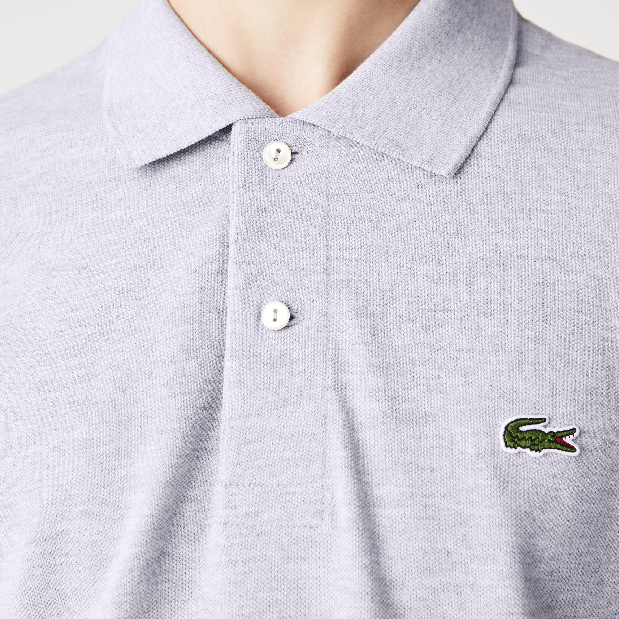 Áo Polo Lacoste Nam L.12.12 Marl Dáng Cổ Điển