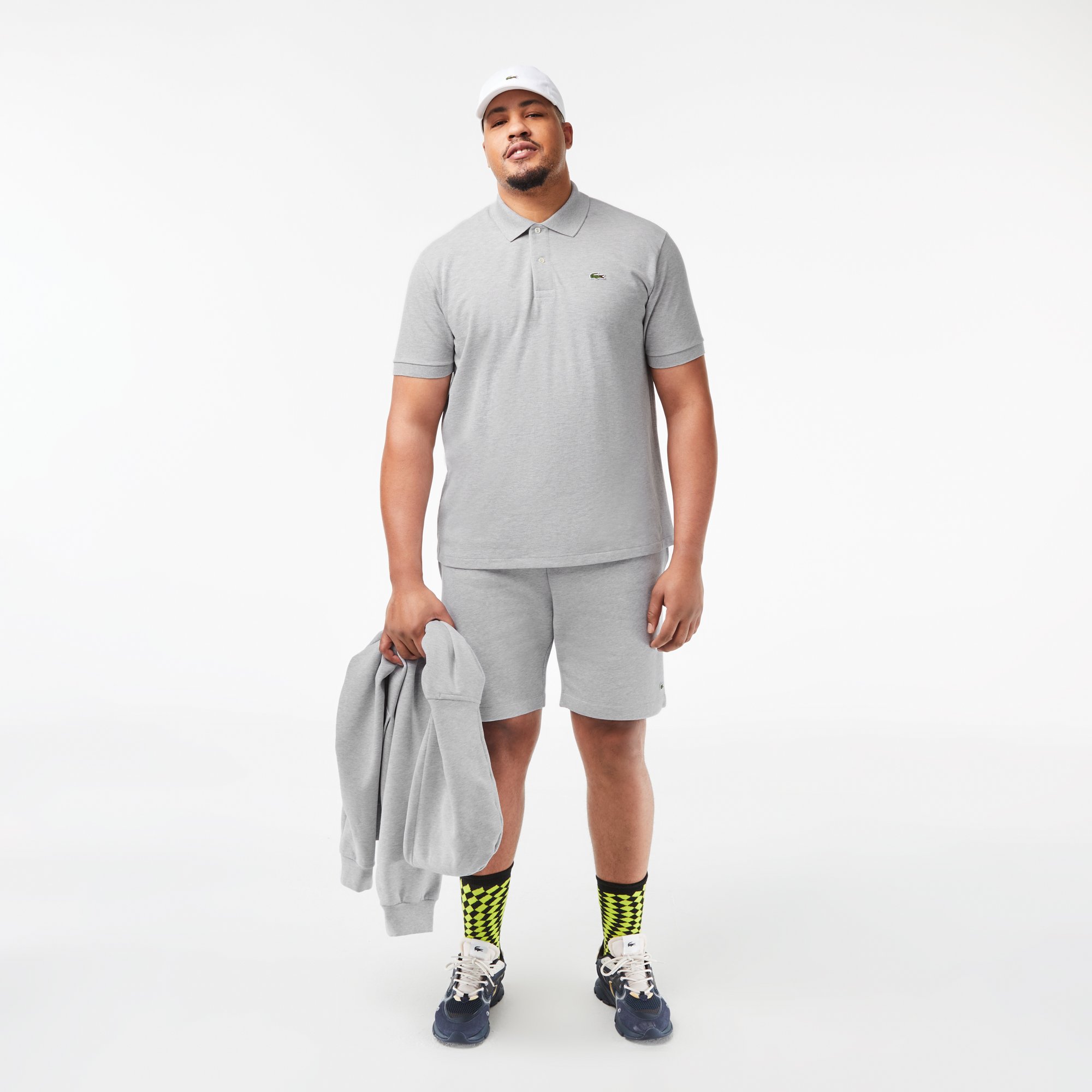 Áo Polo Lacoste Nam L.12.12 Marl Dáng Cổ Điển