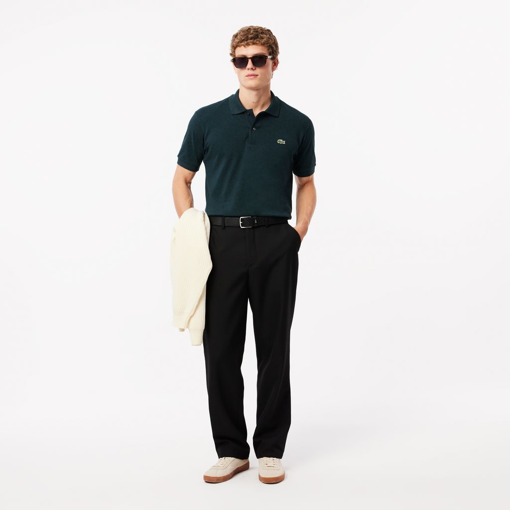 Áo Polo Lacoste Nam L.12.12 Marl Dáng Cổ Điển