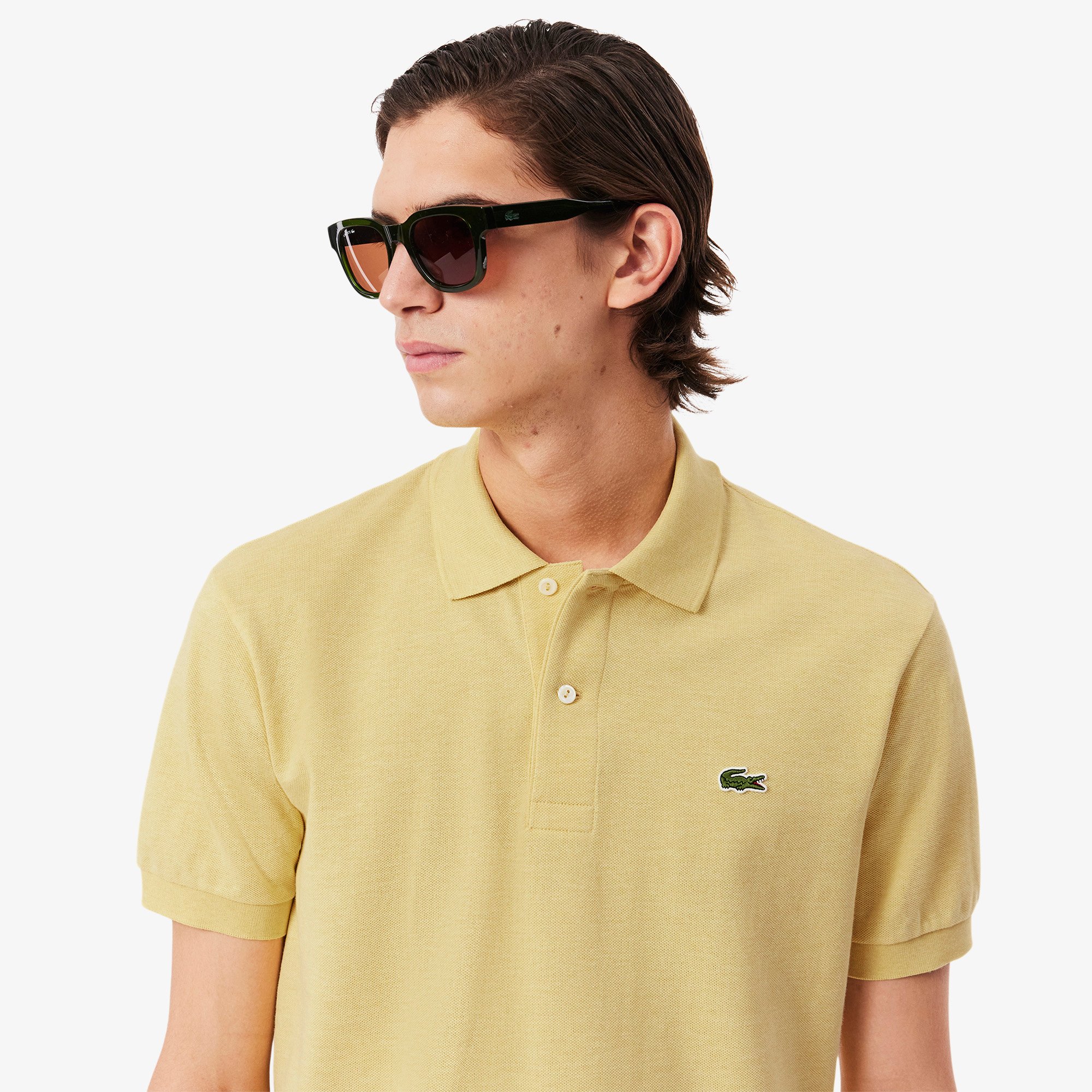Áo Polo Lacoste Nam L.12.12 Marl Dáng Cổ Điển