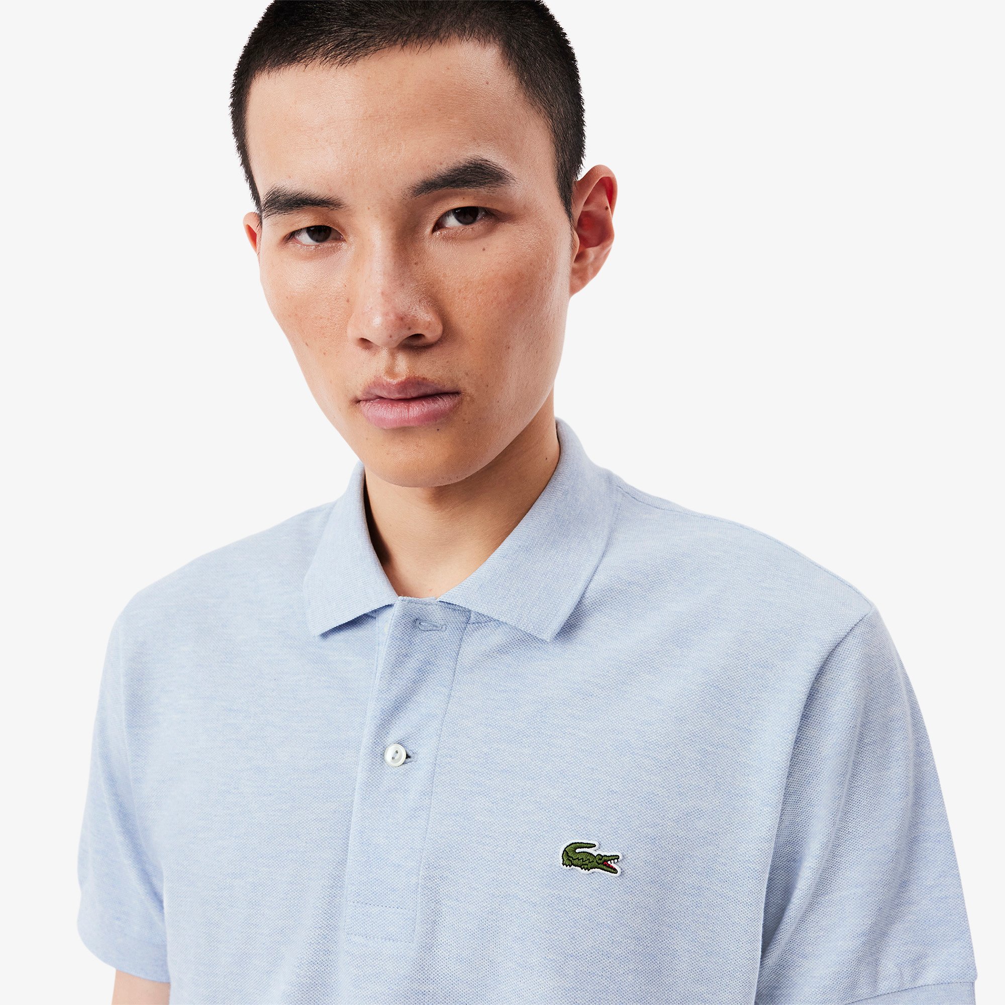 Áo Polo Lacoste Nam L.12.12 Marl Dáng Cổ Điển