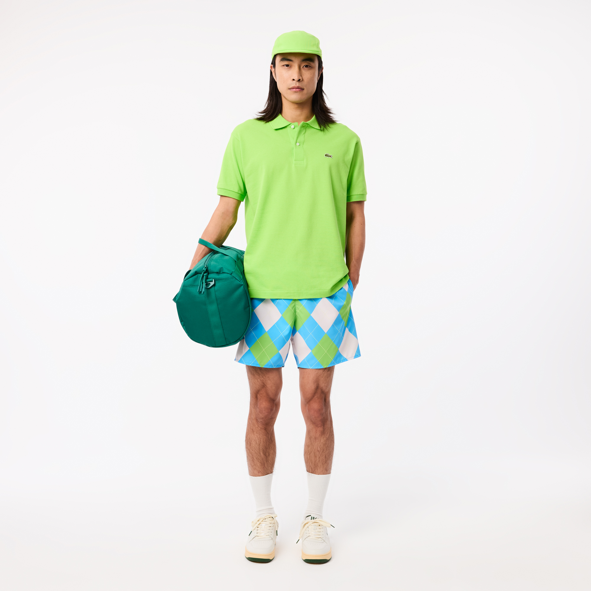 Đồ Bơi Lacoste Nam Dài Vừa Phải Công Nghệ Quick-Dry