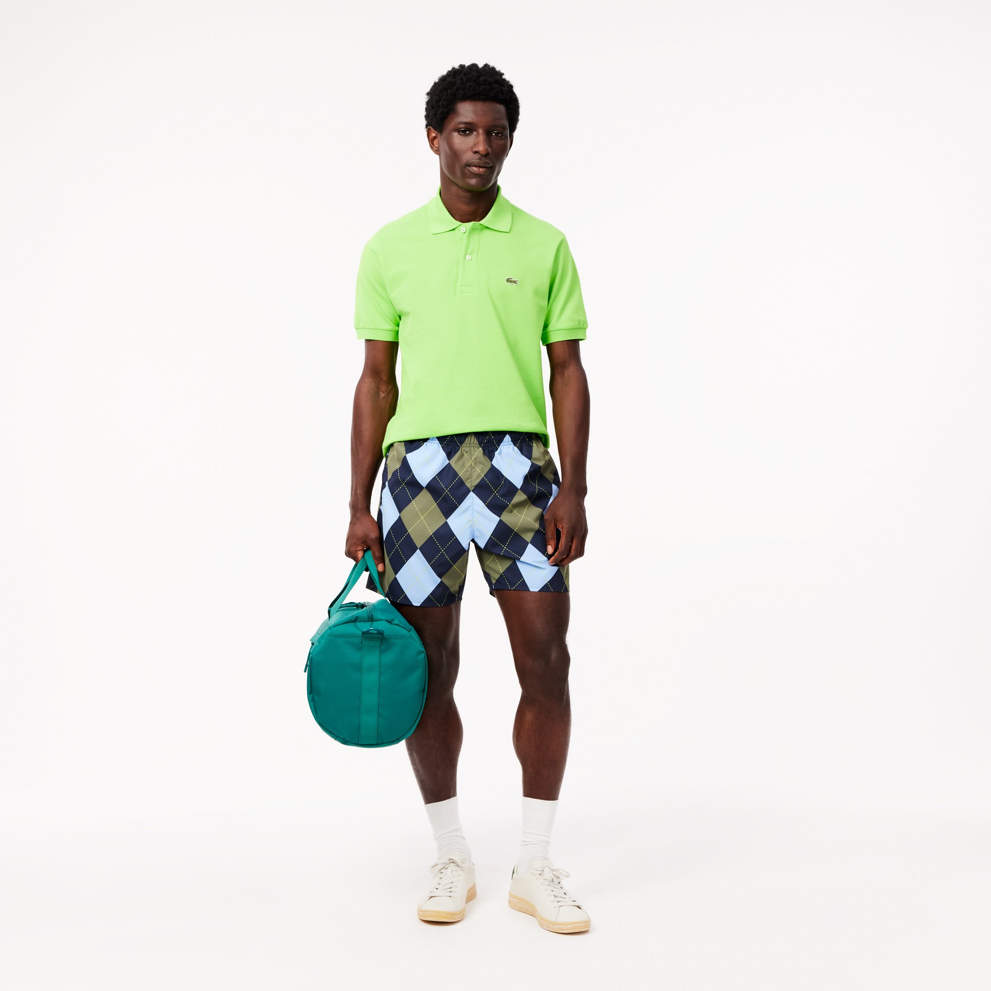 Đồ Bơi Lacoste Nam Dài Vừa Phải Công Nghệ Quick-Dry