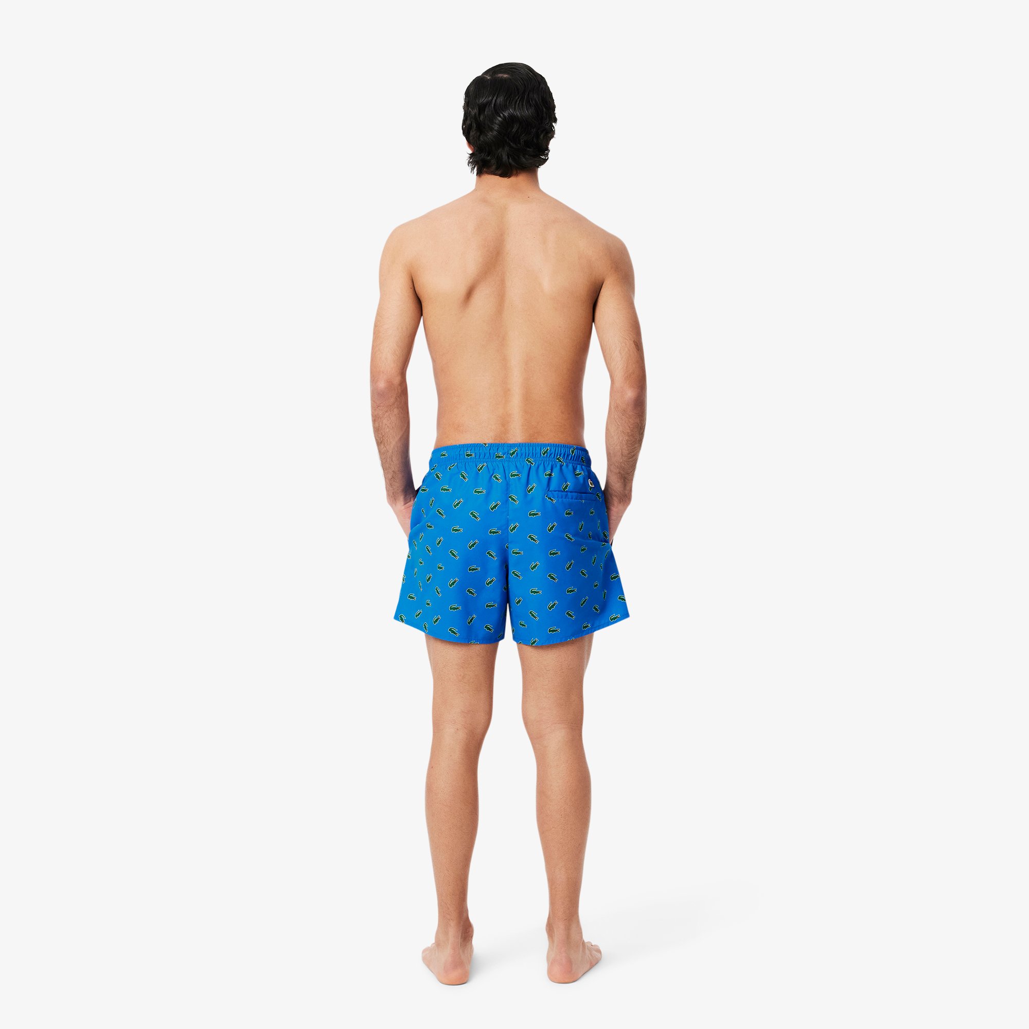Quần Bơi Lacoste Nam In Logo Cá Sấu