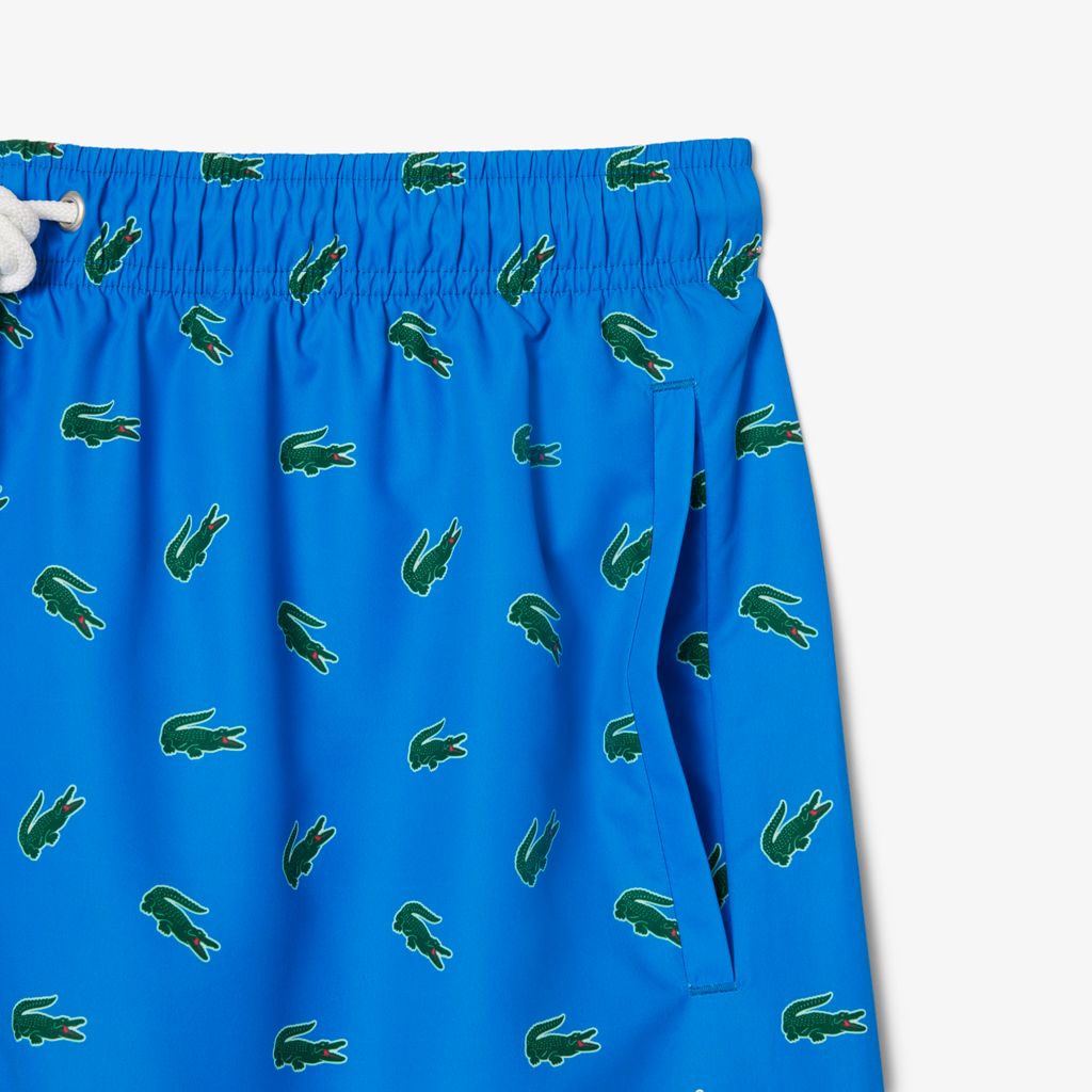 Quần Bơi Lacoste Nam In Logo Cá Sấu
