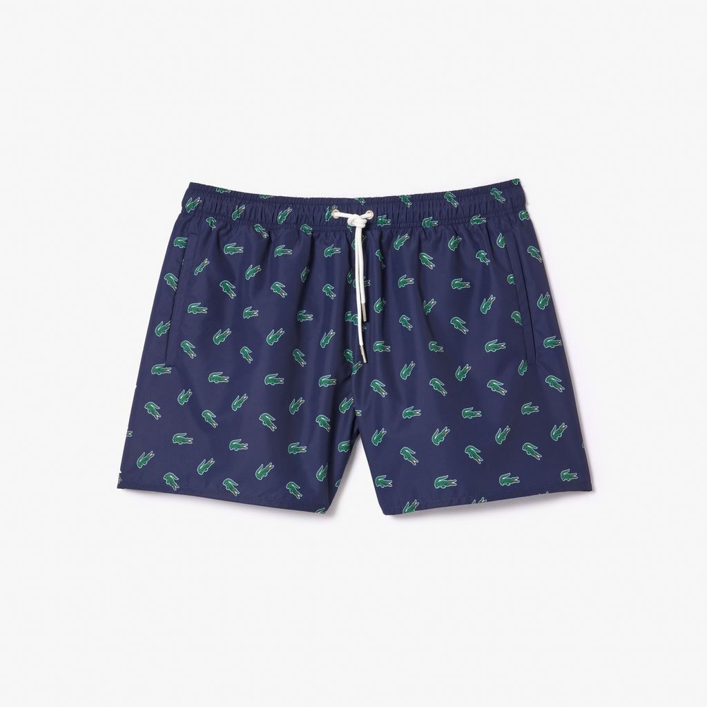 Quần Bơi Lacoste Nam In Logo Cá Sấu