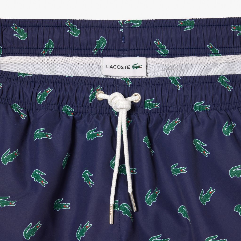 Quần Bơi Lacoste Nam In Logo Cá Sấu
